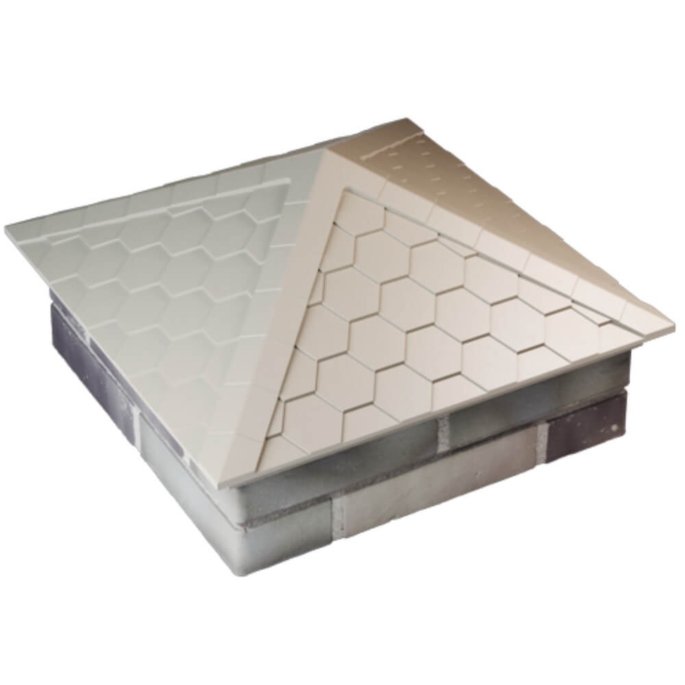 Колпак Zking Эверест Бежевый на столб 2х2 кирпича (535х535мм) Йошкар-Ола фото