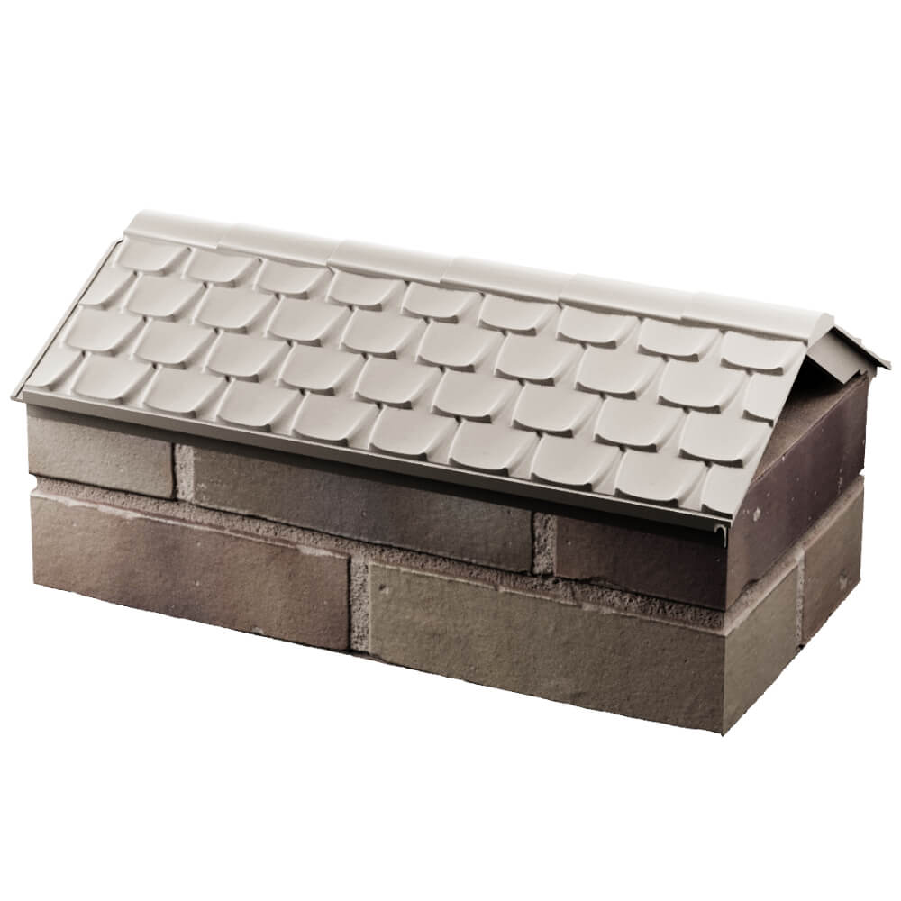 Парапет Zking Эльбрус Бежевый с посадкой на 1 кирпич (255мм) в Йошкар-Оле фото