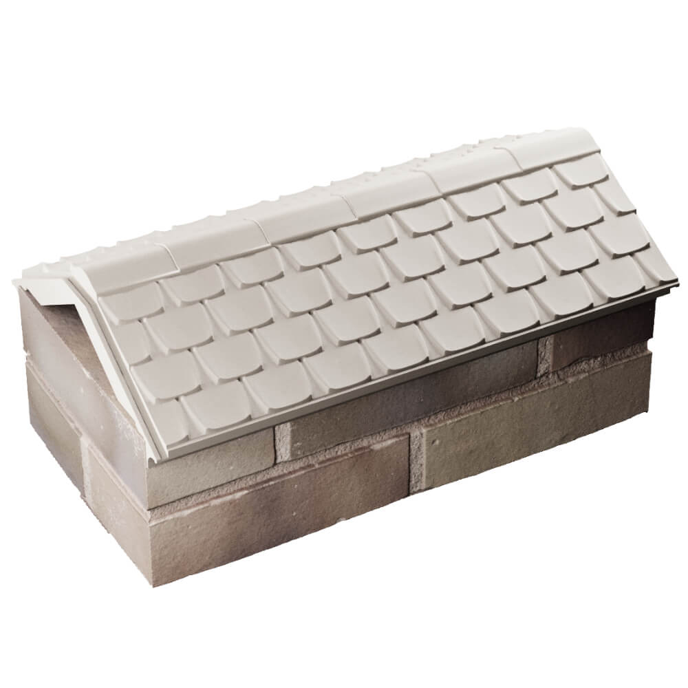 Парапет Zking Эльбрус Бежевый с посадкой на 1 кирпич (255мм) в Йошкар-Оле фото