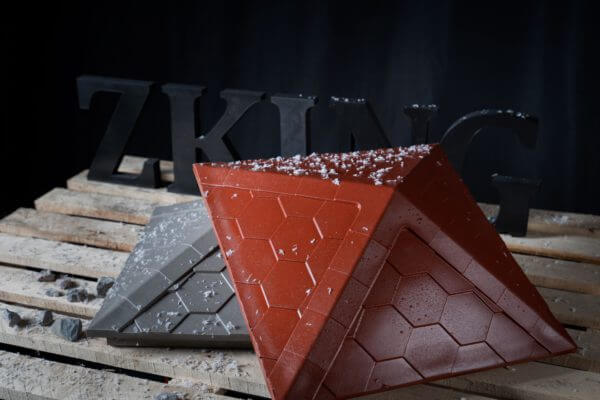 Колпак Zking Эверест Красный на столб 1.5х1.5 кирпича (390х390мм) в Йошкар-Оле фото