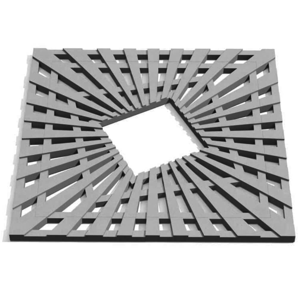 Приствольная решетка для дерева ZKING ATMOSPHERE 1.2х1.2м Серая Йошкар-Ола фото