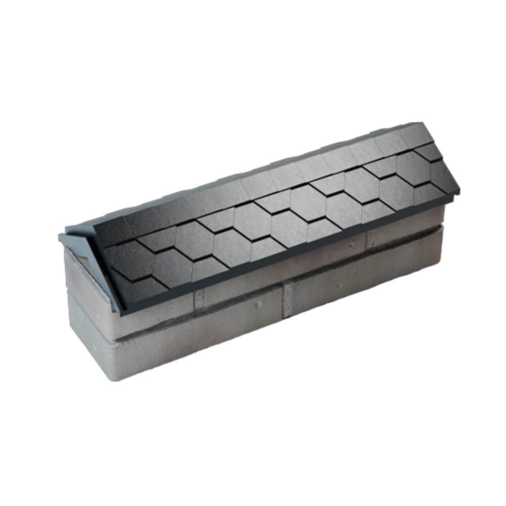 Парапет Zking Эверест Черный с посадкой на 0.5 кирпича (130мм) в Йошкар-Оле фото