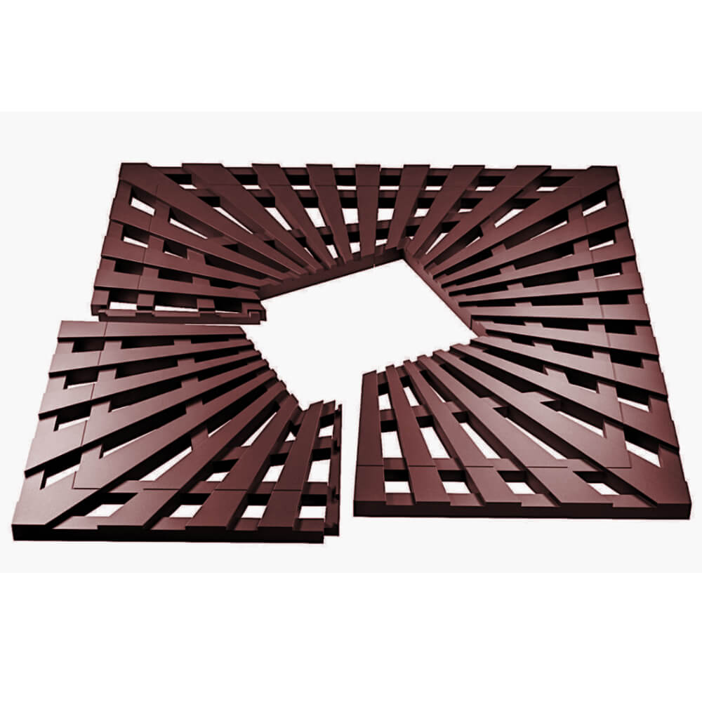 Приствольная решетка для дерева ZKING ATMOSPHERE 1.2х1.2м Коричневая в Йошкар-Оле фото