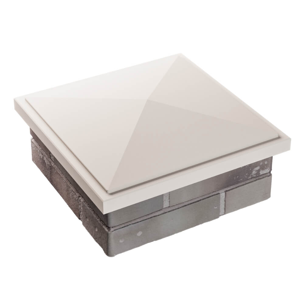 Колпак Zking БонаМоно Бежевый на столб 1.5х1.5 кирпича (385х385, 400х400мм) в Йошкар-Оле фото