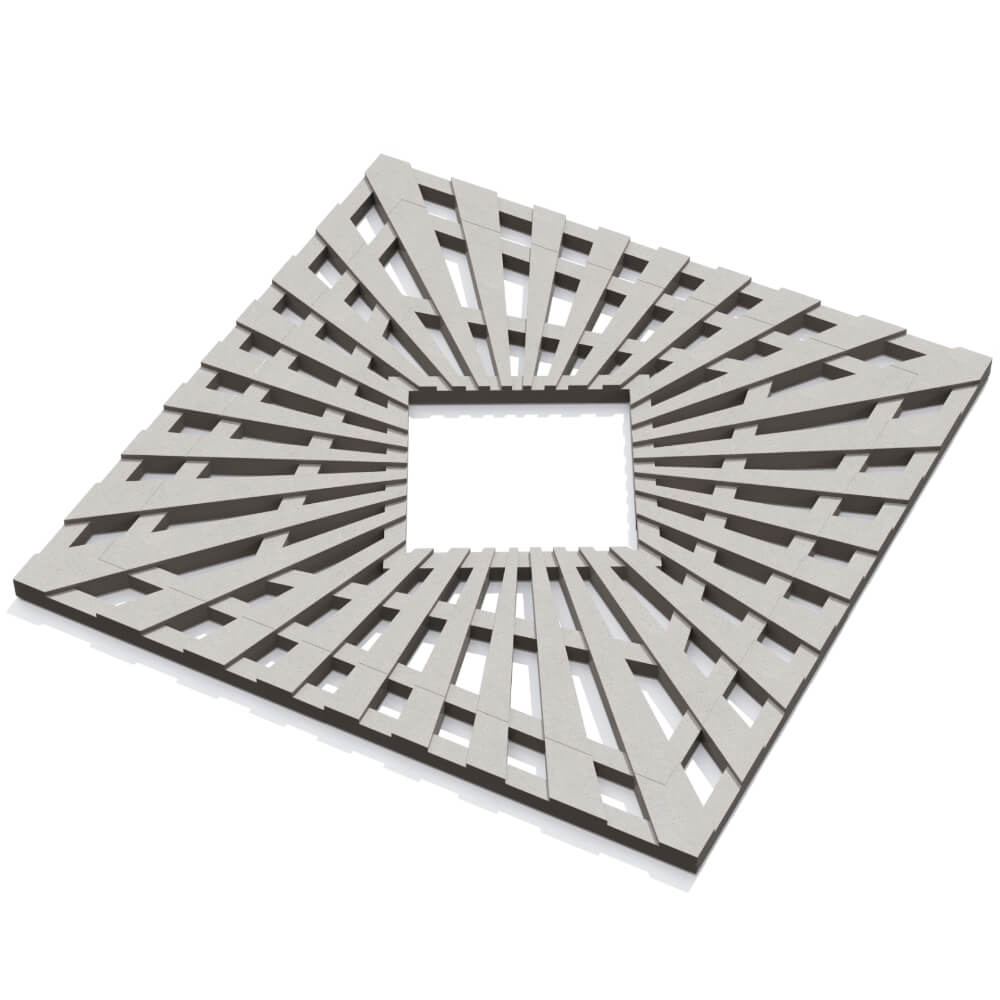 Приствольная решетка для дерева ZKING ATMOSPHERE 1.2х1.2м Бежевая в Йошкар-Оле фото