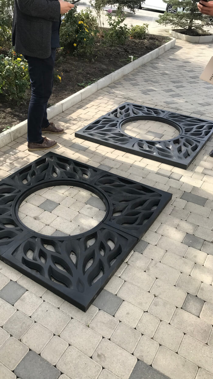 Приствольная решетка для дерева ZKING CRUST 1.2х1.2м Черная в Йошкар-Оле фото