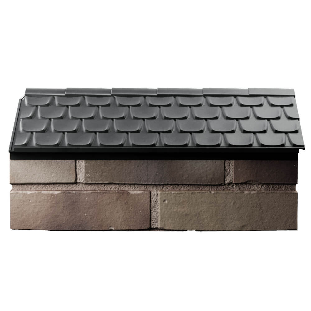 Парапет Zking Эльбрус Серый с посадкой на 1 кирпич (255мм) в Йошкар-Оле фото