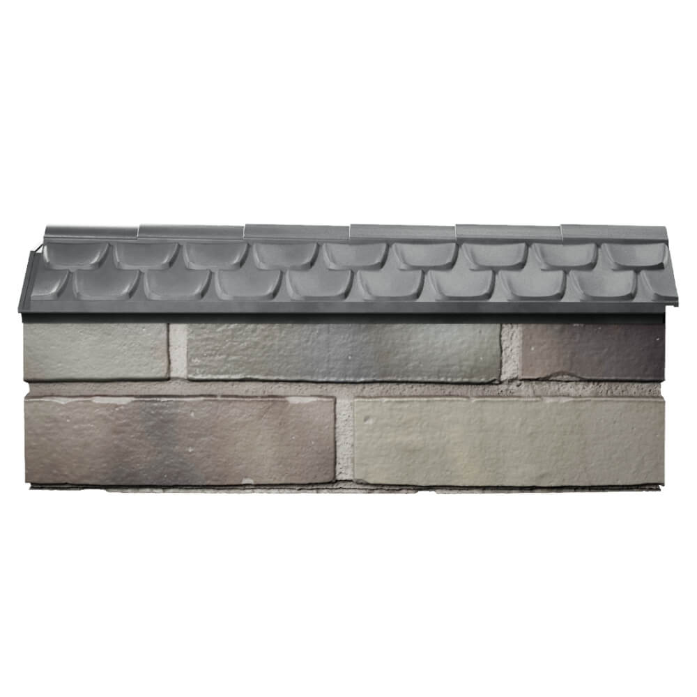Парапет Zking Эльбрус Серый с посадкой на 0.5 кирпича (130мм) в Йошкар-Оле фото