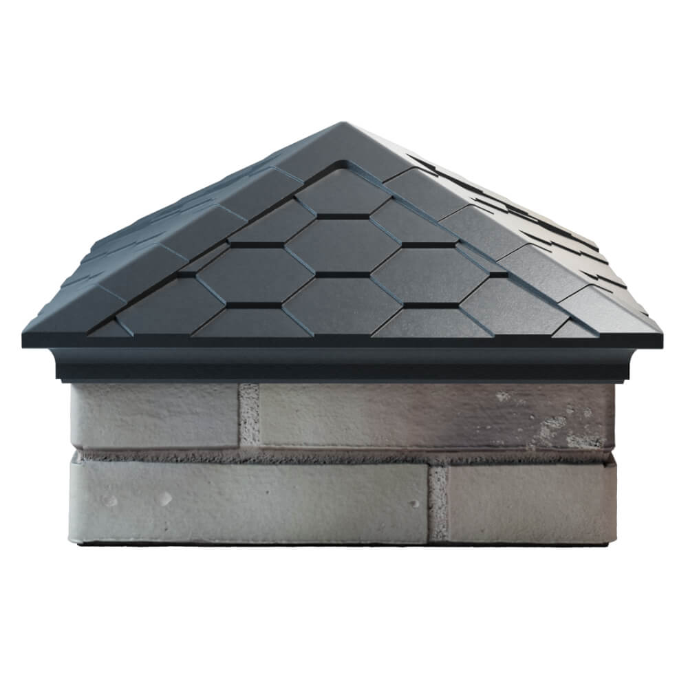 Колпак Zking Эверест Серый на столб 1.5х1.5 кирпича (390х390мм) Йошкар-Ола фото