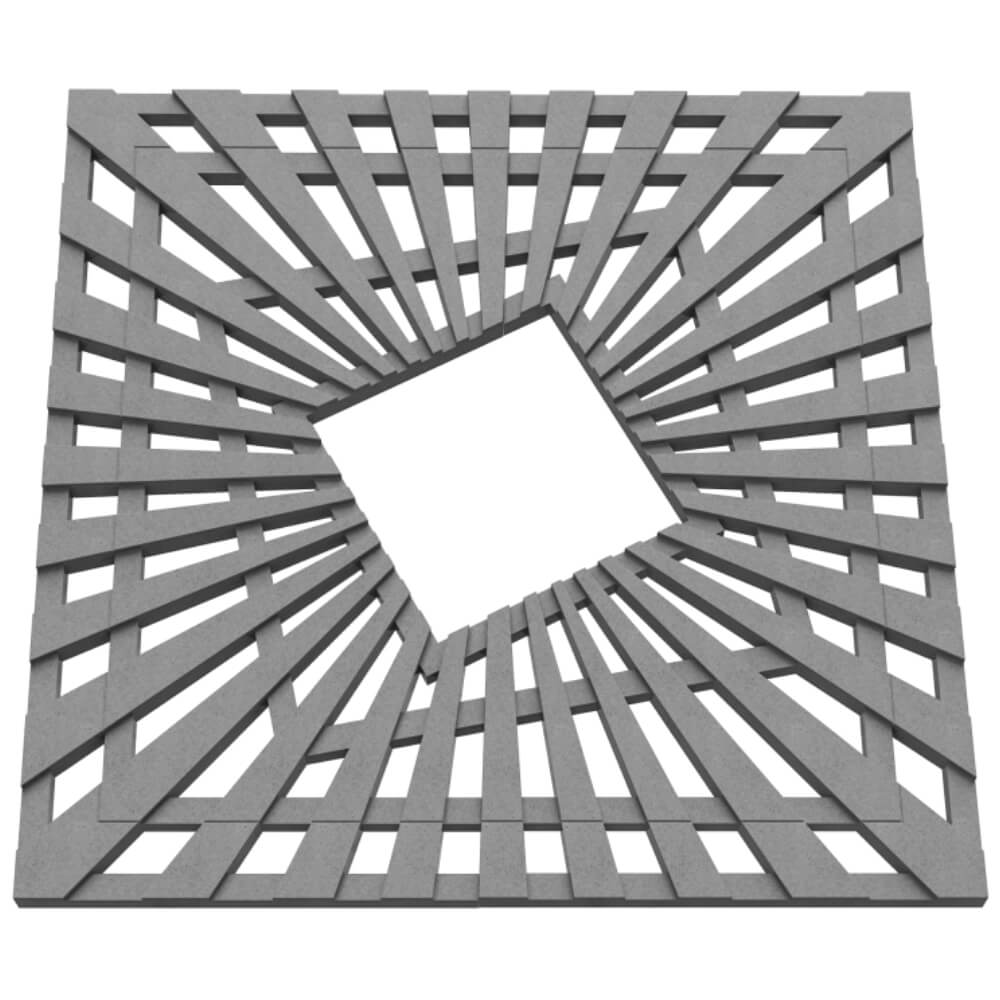 Приствольная решетка для дерева ZKING ATMOSPHERE 1.2х1.2м Серая в Йошкар-Оле фото