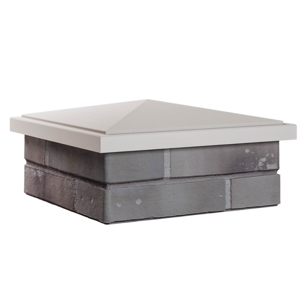 Колпак Zking БонаМоно Бежевый на столб 1.5х1.5 кирпича (385х385, 400х400мм) в Йошкар-Оле фото