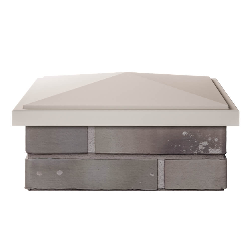 Колпак Zking БонаМоно Бежевый на столб 1.5х1.5 кирпича (385х385, 400х400мм) Йошкар-Ола фото