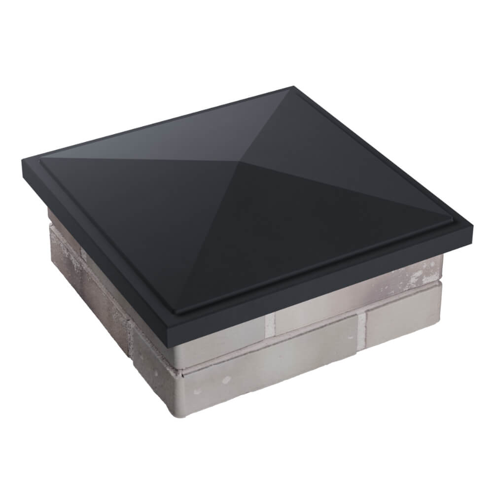 Колпак Zking БонаМоно Серый на столб 1.5х1.5 кирпича (385х385, 400х400мм) в Йошкар-Оле фото