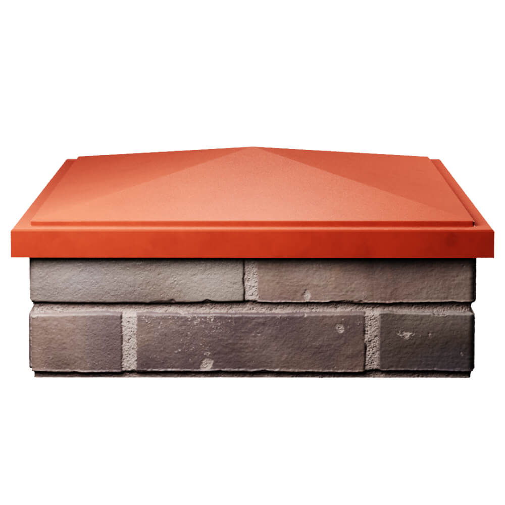 Колпак Zking БонаМоно Красный на столб 2х2 кирпича (515х515, 530х530мм) Йошкар-Ола фото