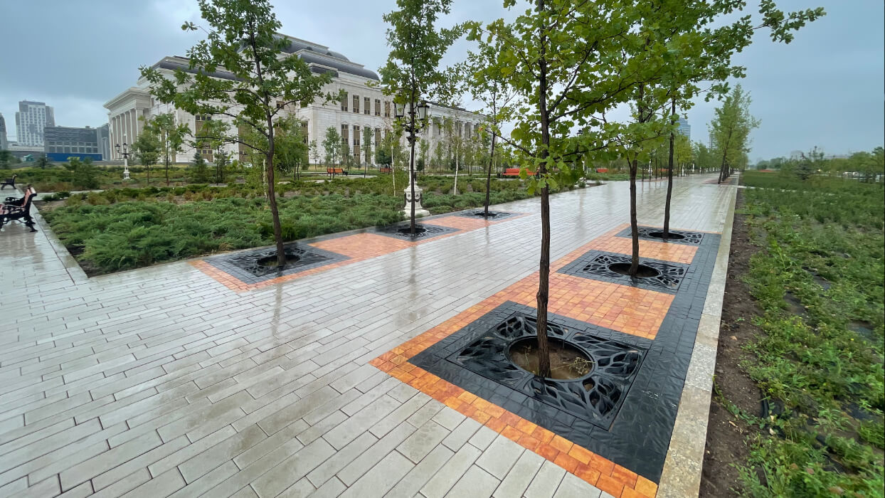 Приствольная решетка для дерева ZKING CRUST 1.2х1.2м Черная в Йошкар-Оле фото