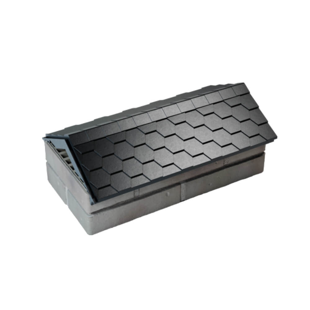 Парапет Zking Эверест Черный с посадкой на 1 кирпич (200/225/255мм) в Йошкар-Оле фото