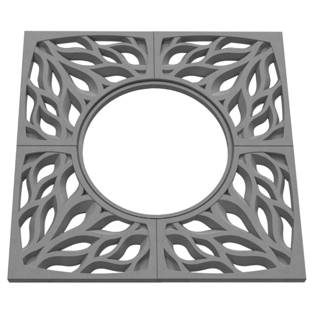 Приствольная решетка для дерева ZKING CRUST 1.2х1.2м Серая в Йошкар-Оле фото