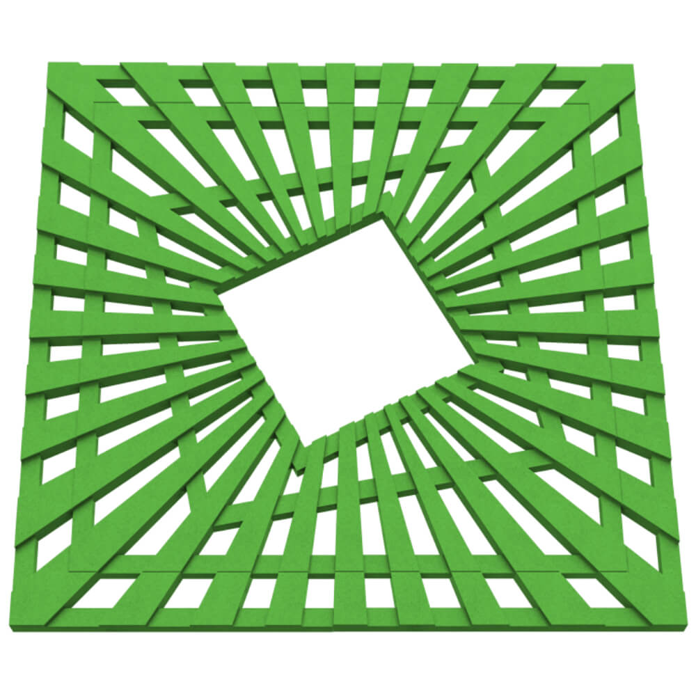 Приствольная решетка для дерева ZKING ATMOSPHERE 1.2х1.2м Зеленая в Йошкар-Оле фото