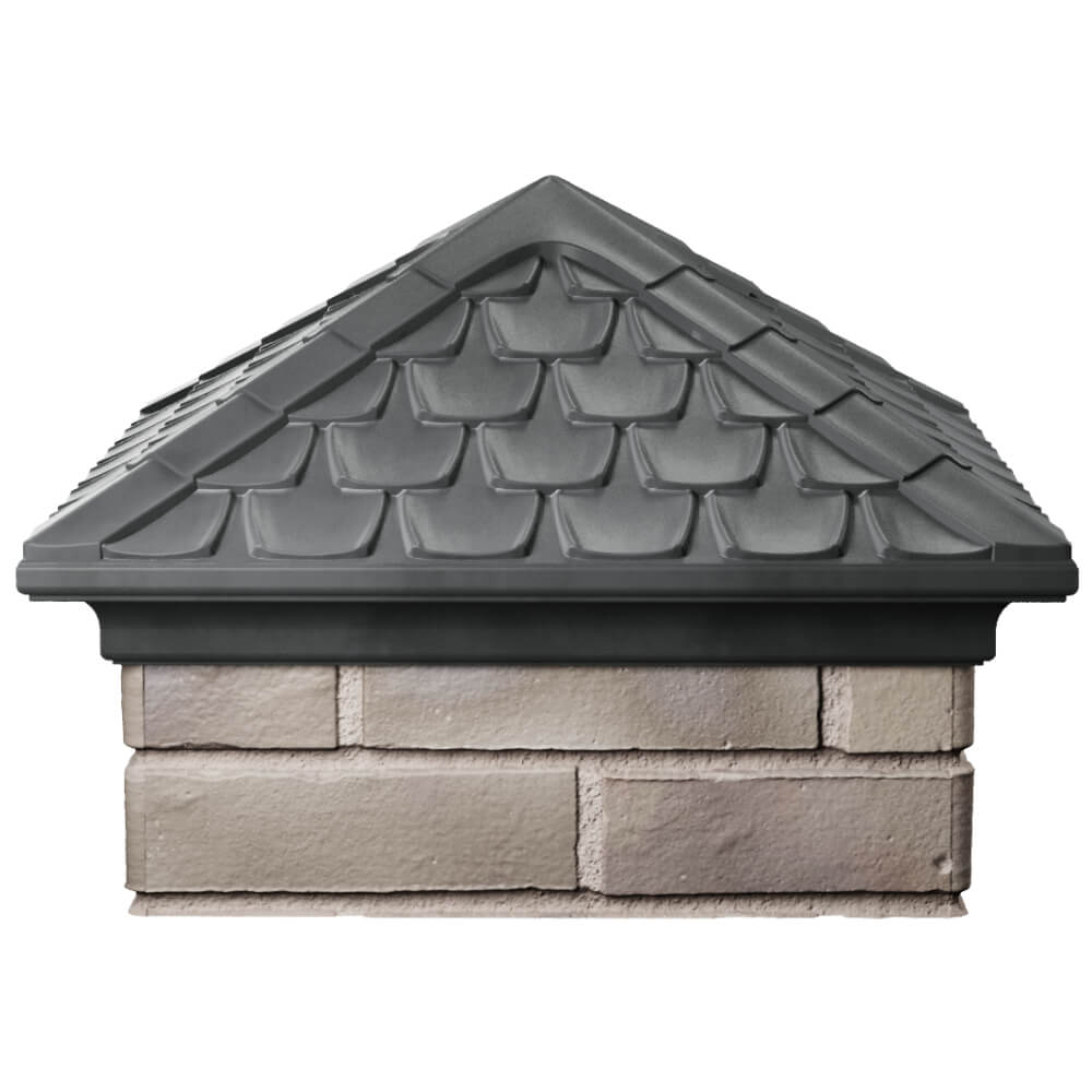 Колпак Zking Эльбрус Серый на столб 1.5х1.5 кирпича (385х385мм) Йошкар-Ола фото