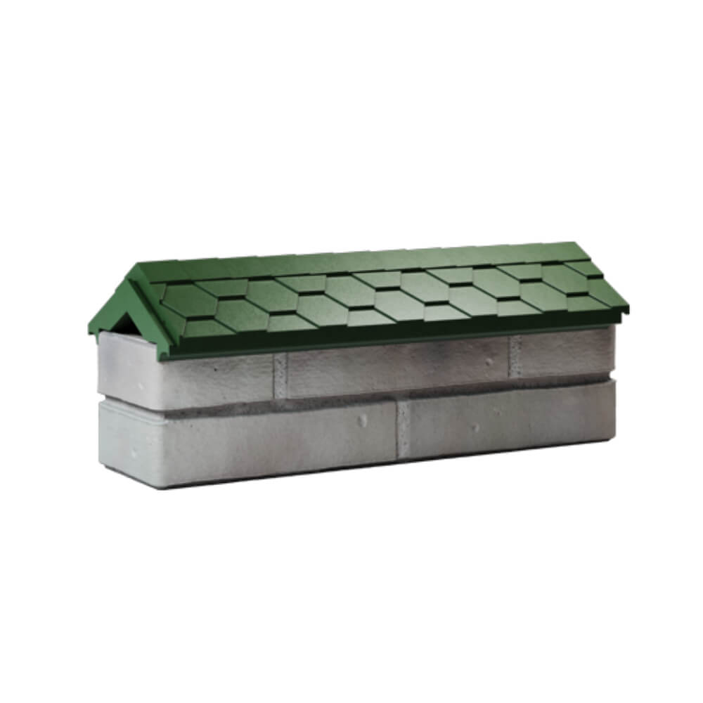 Парапет Zking Эверест Зеленый с посадкой на 0.5 кирпича (130мм) Йошкар-Ола фото