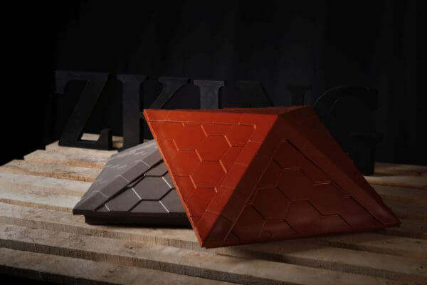 Колпак Zking Эверест Красный на столб 1.5х1.5 кирпича (390х390мм) в Йошкар-Оле фото