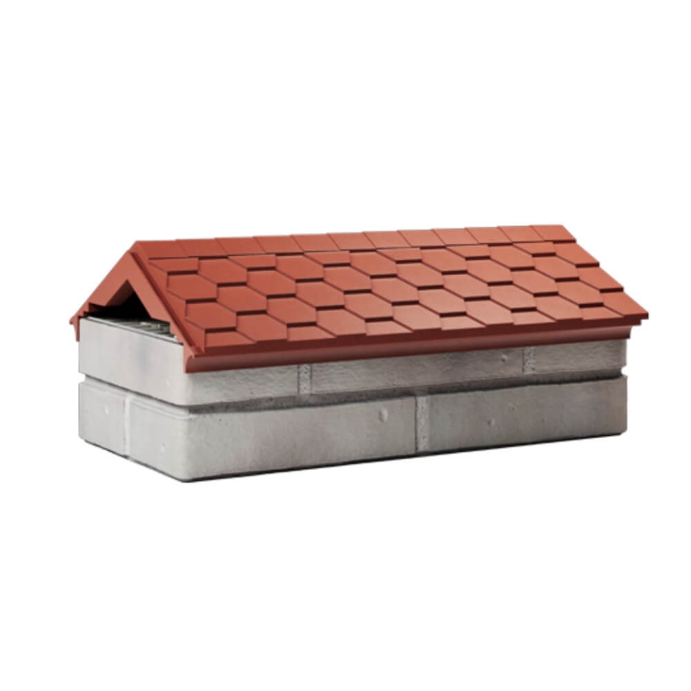 Парапет Zking Эверест Красный с посадкой на 1 кирпич (200/225/255мм) Йошкар-Ола фото