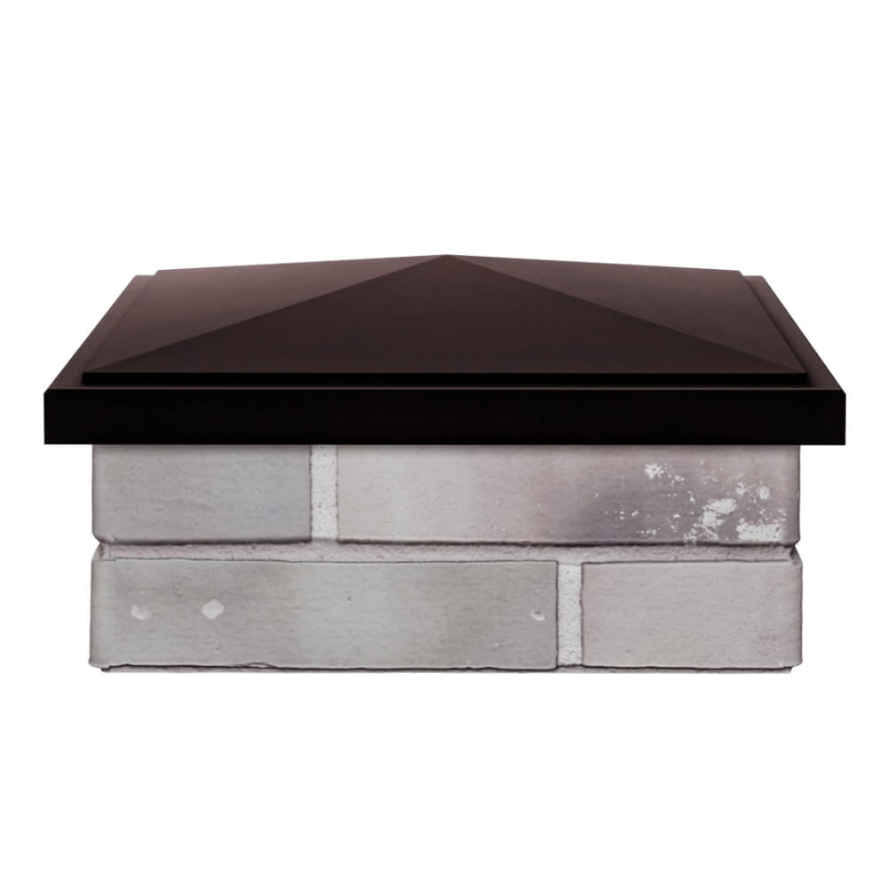 Колпак Zking БонаМоно Коричневый на столб 1.5х1.5 кирпича (385х385, 400х400мм) Йошкар-Ола фото