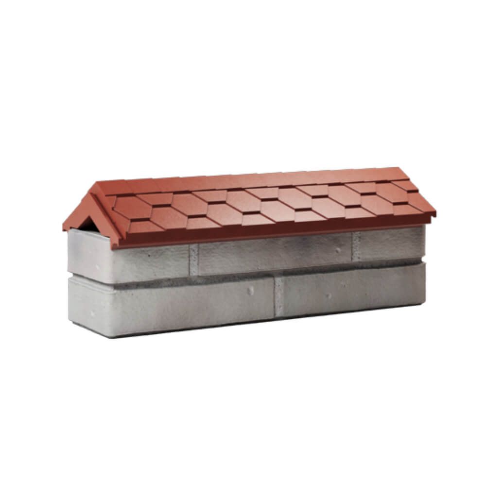 Парапет Zking Эверест Красный с посадкой на 0.5 кирпича (130мм) Йошкар-Ола фото