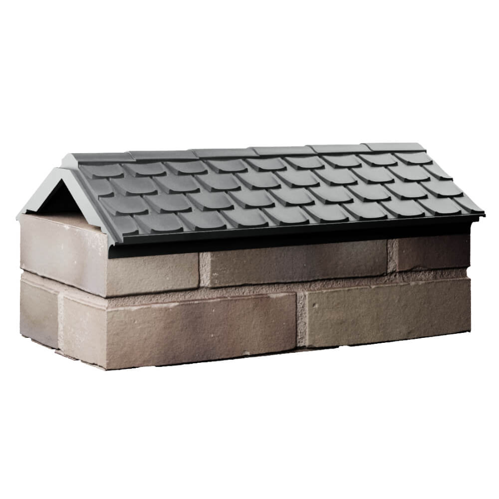 Парапет Zking Эльбрус Серый с посадкой на 1 кирпич (255мм) Йошкар-Ола фото