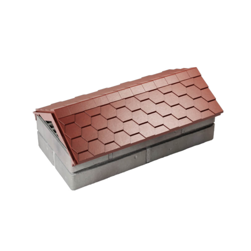 Парапет Zking Эверест Красный с посадкой на 1 кирпич (200/225/255мм) в Йошкар-Оле фото