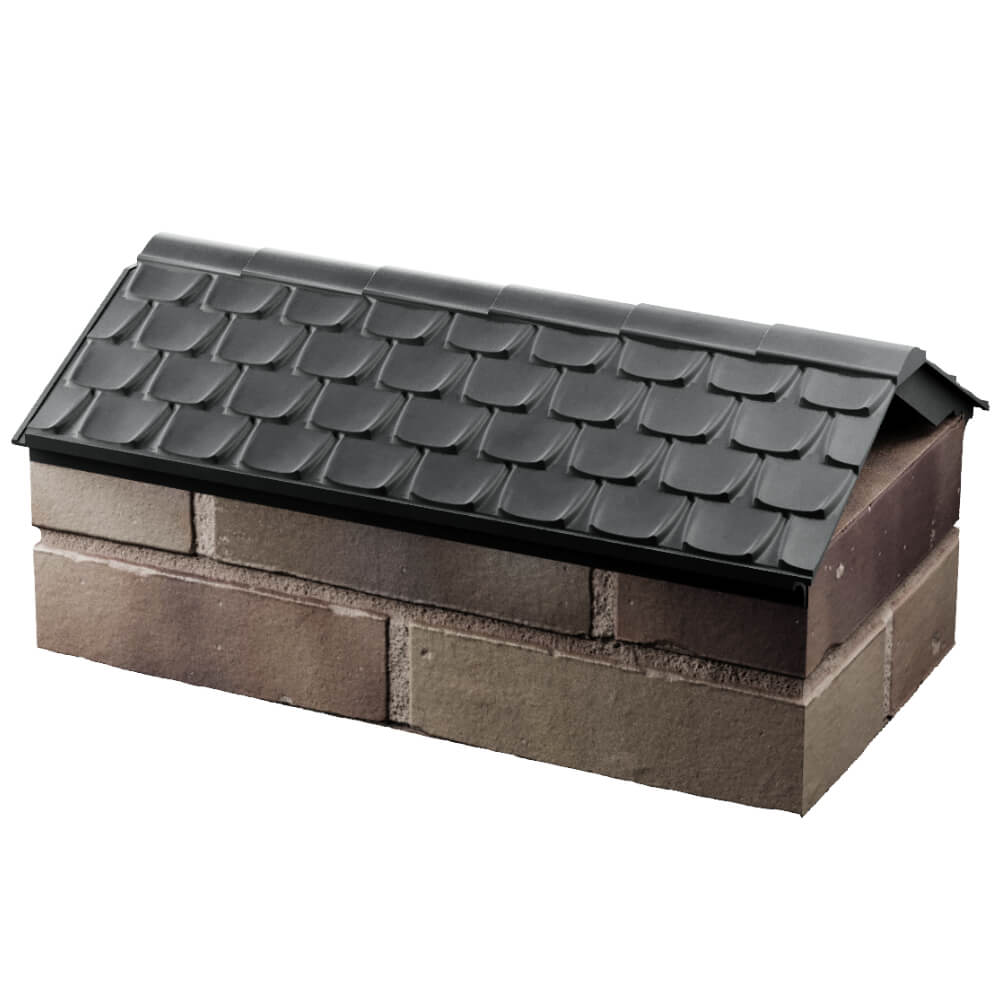 Парапет Zking Эльбрус Серый с посадкой на 1 кирпич (255мм) в Йошкар-Оле фото