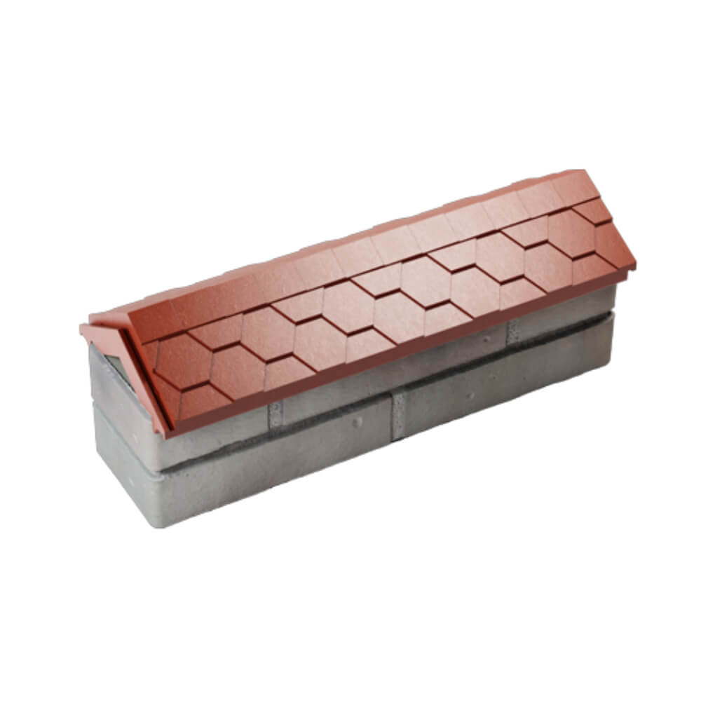 Парапет Zking Эверест Красный с посадкой на 0.5 кирпича (130мм) в Йошкар-Оле фото
