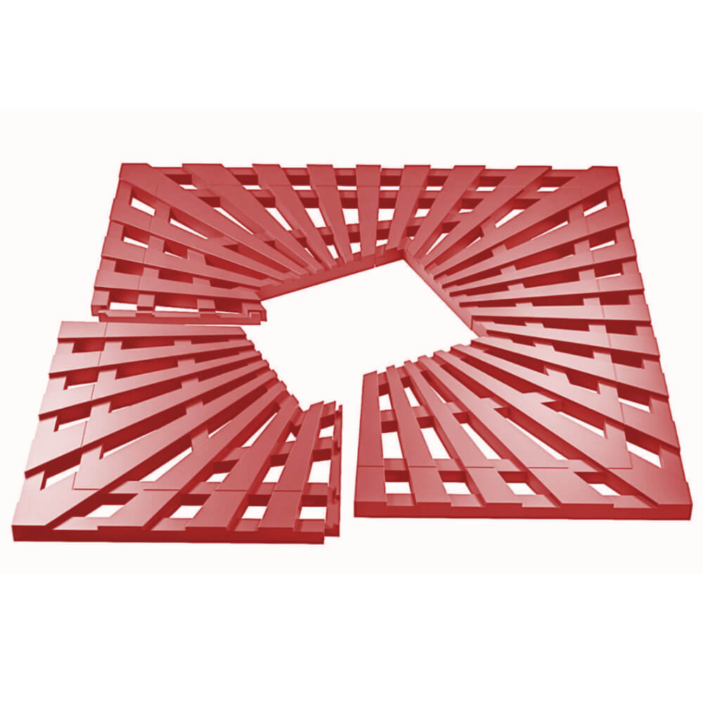 Приствольная решетка для дерева ZKING ATMOSPHERE 1.2х1.2м Красная в Йошкар-Оле фото