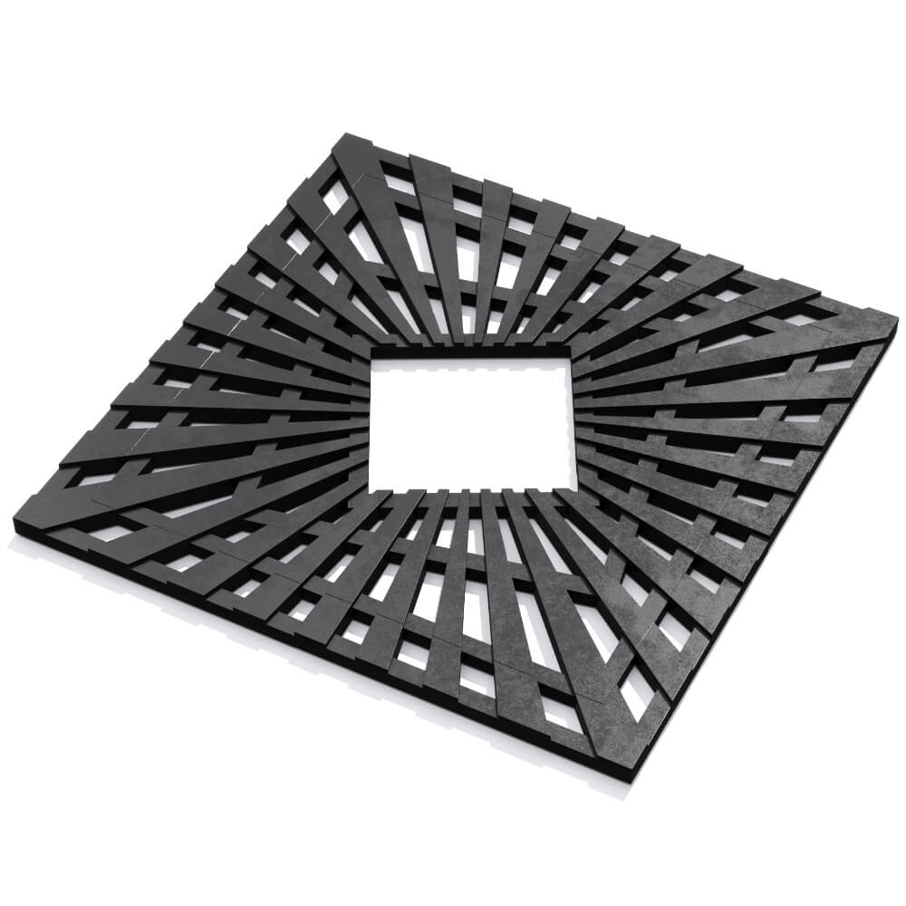 Приствольная решетка для дерева ZKING ATMOSPHERE 1.2х1.2м Черная в Йошкар-Оле фото