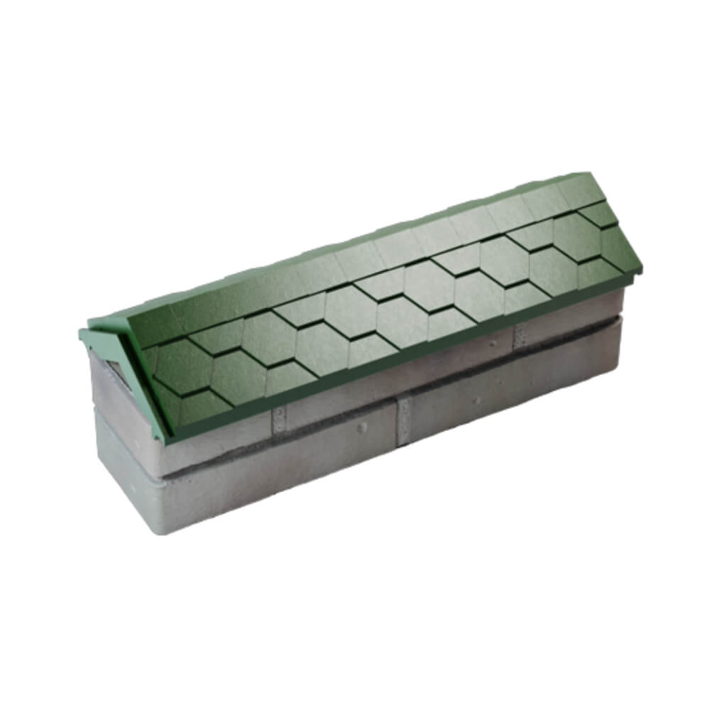 Парапет Zking Эверест Зеленый с посадкой на 0.5 кирпича (130мм) в Йошкар-Оле фото