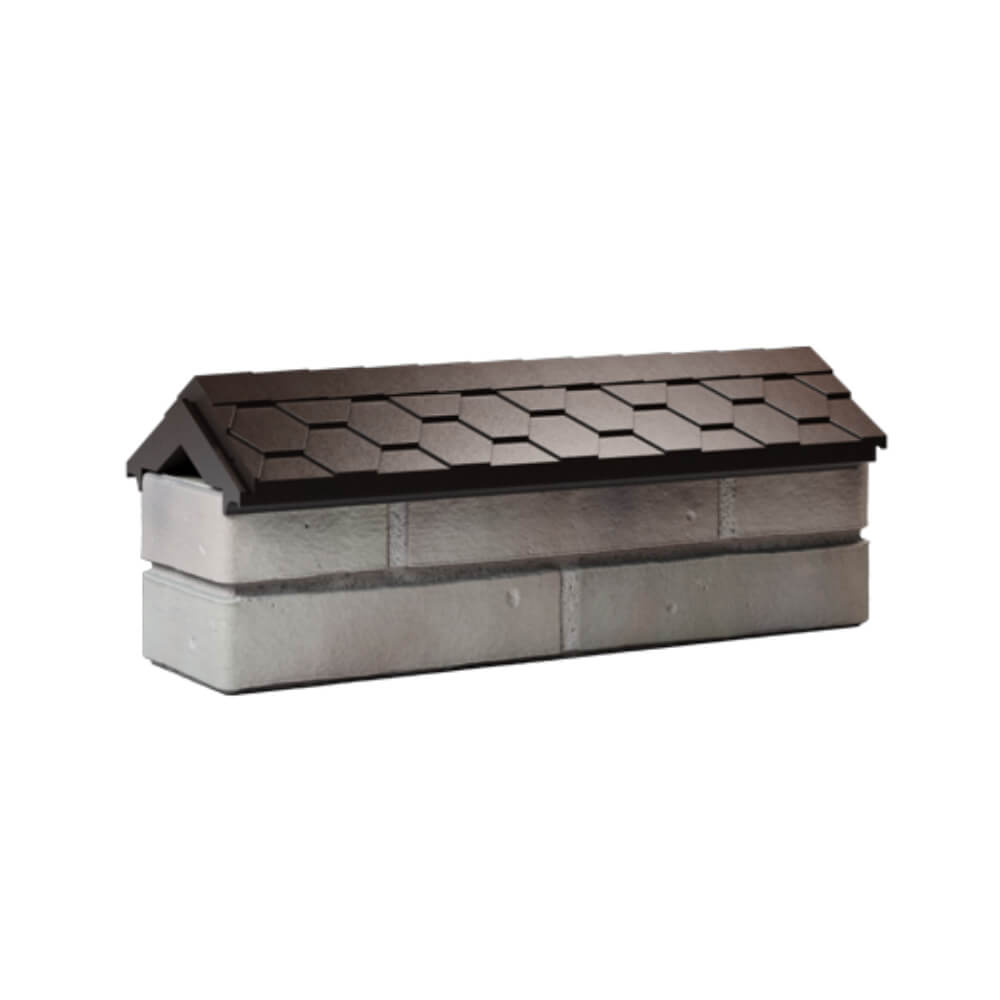 Парапет Zking Эверест Коричневый с посадкой на 0.5 кирпича (130мм) Йошкар-Ола фото