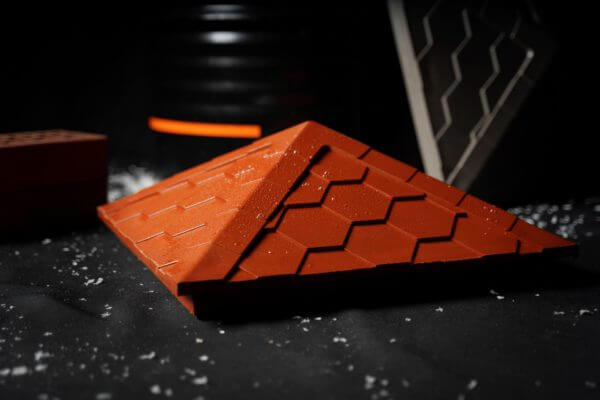 Колпак Zking Эверест Красный на столб 1.5х1.5 кирпича (390х390мм) в Йошкар-Оле фото