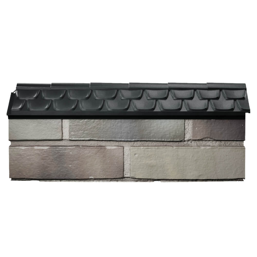 Парапет Zking Эльбрус Черный с посадкой на 0.5 кирпича (130мм) в Йошкар-Оле фото